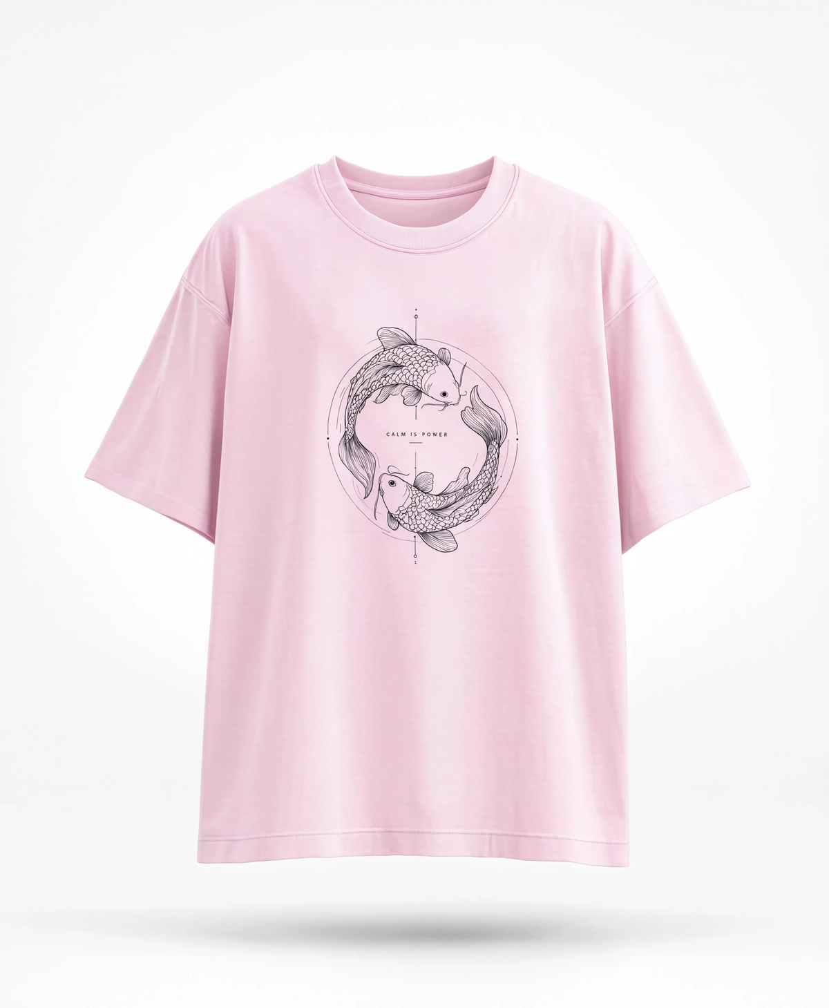 Koi Circle|Oversized Tee