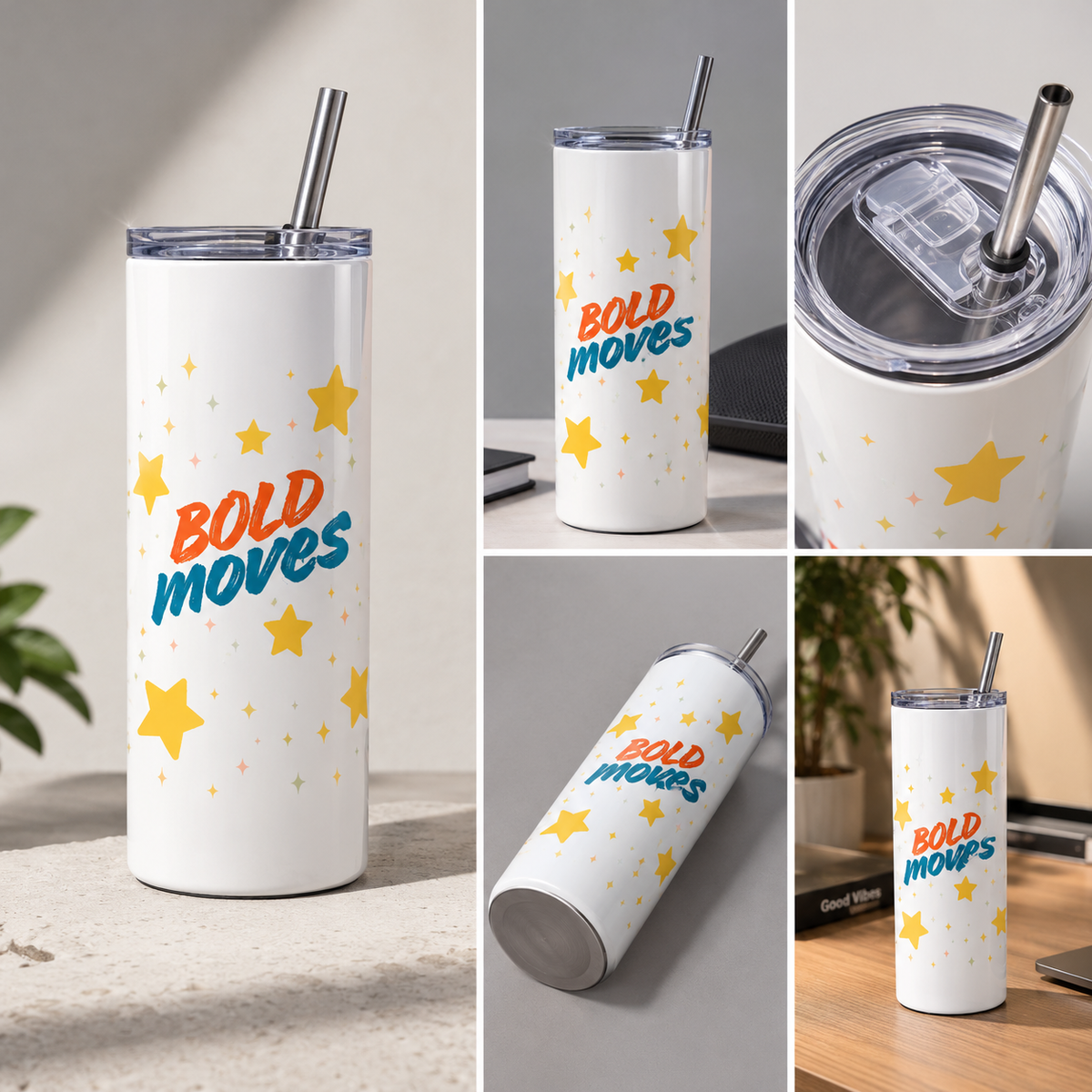 Bold Moves Stainless Steel Tumbler – 500ml