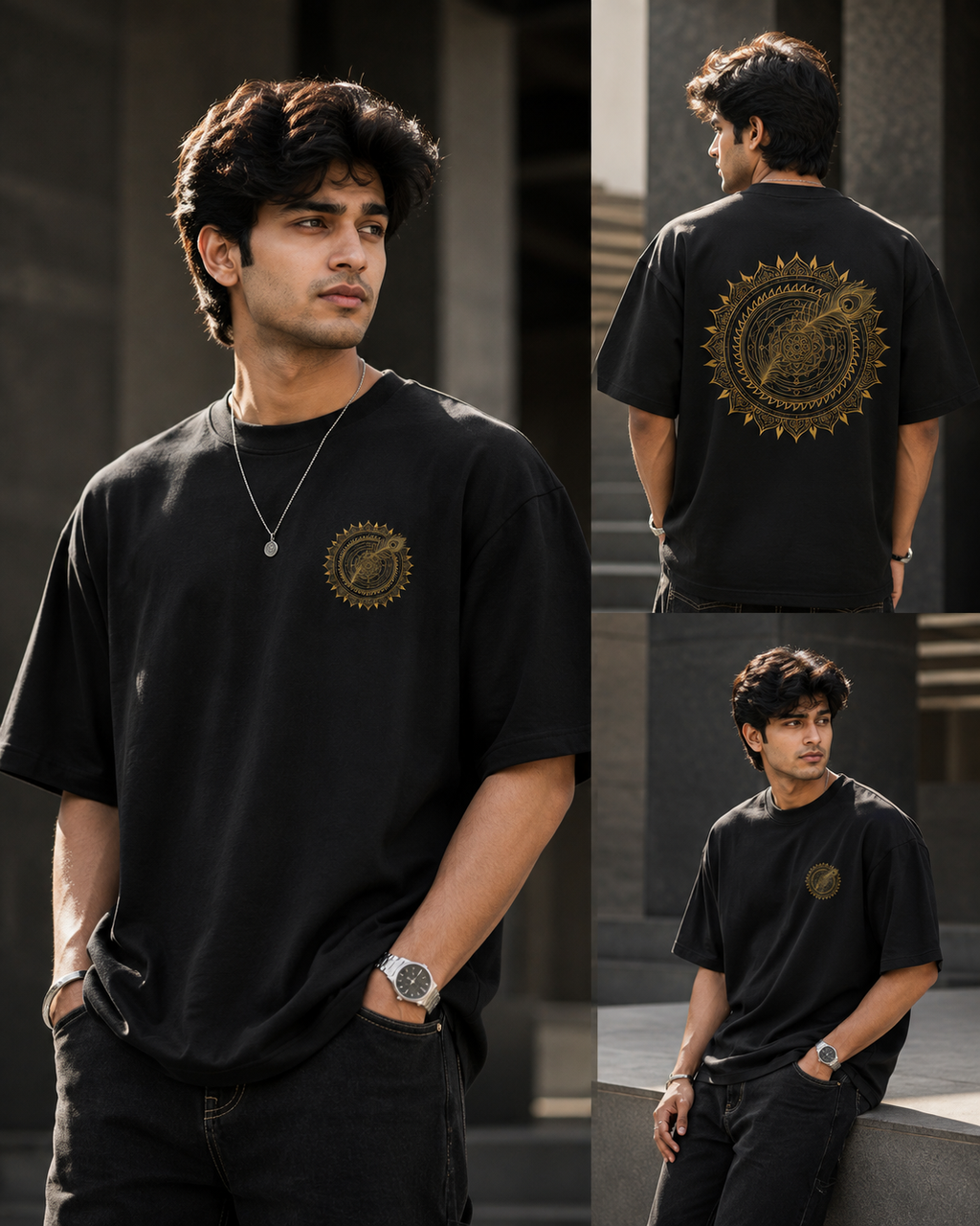 Mandala art | Oversized tee