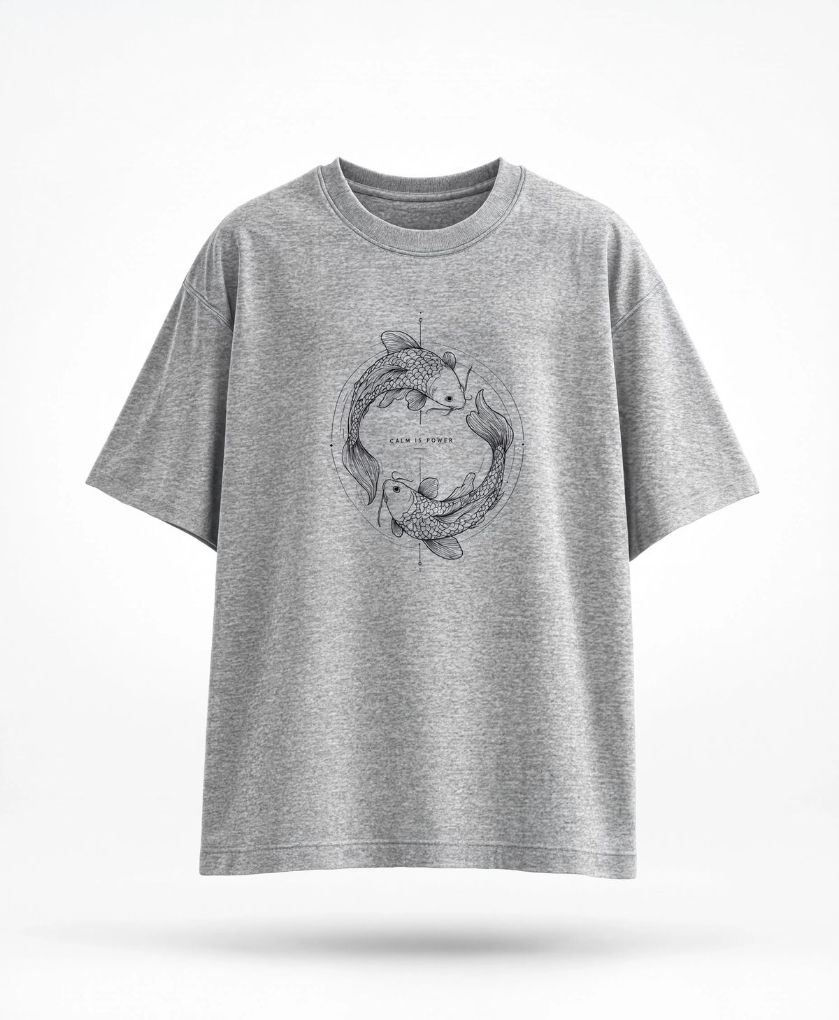 Koi Circle|Oversized Tee