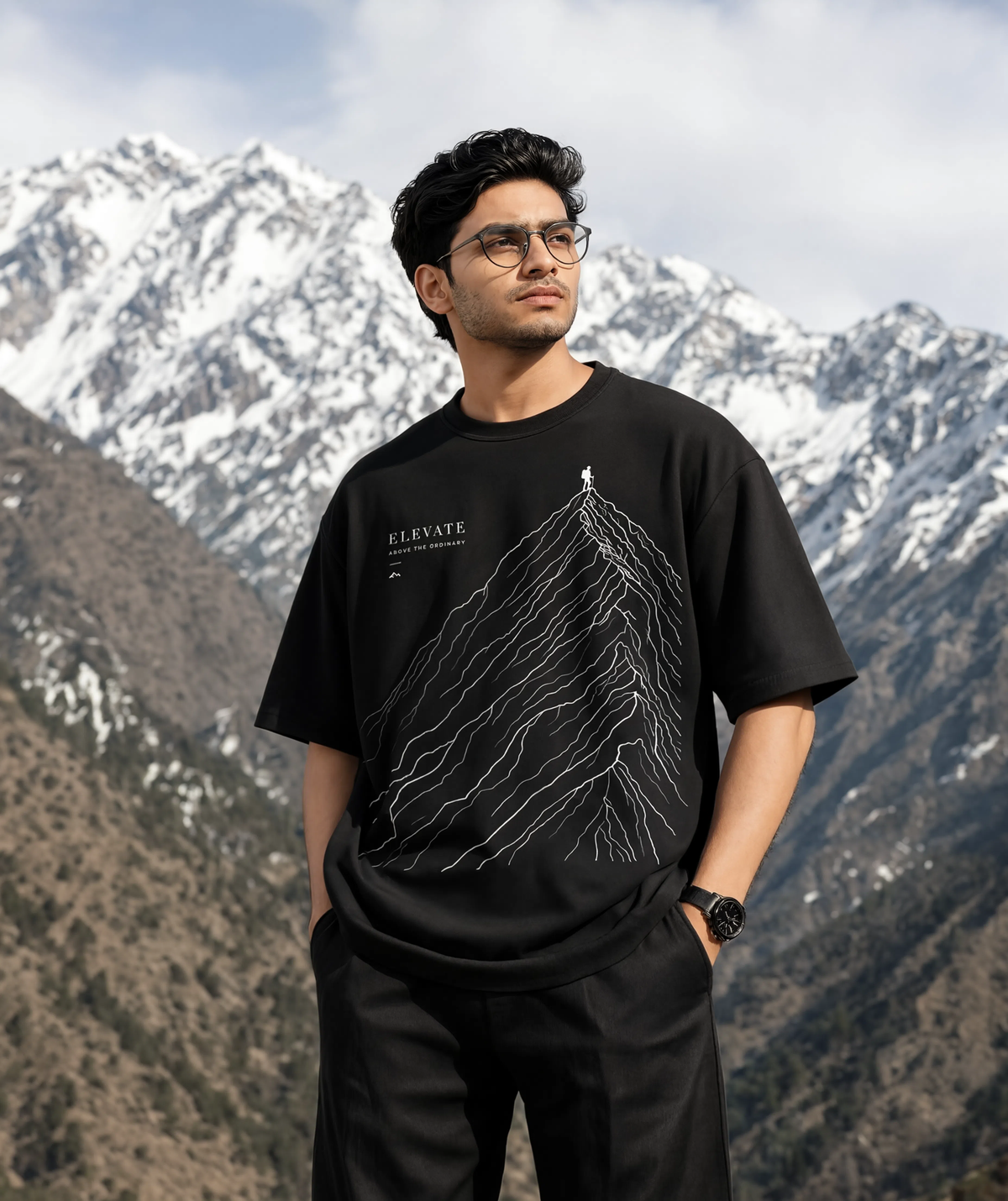 Elevate Above |Oversized tee