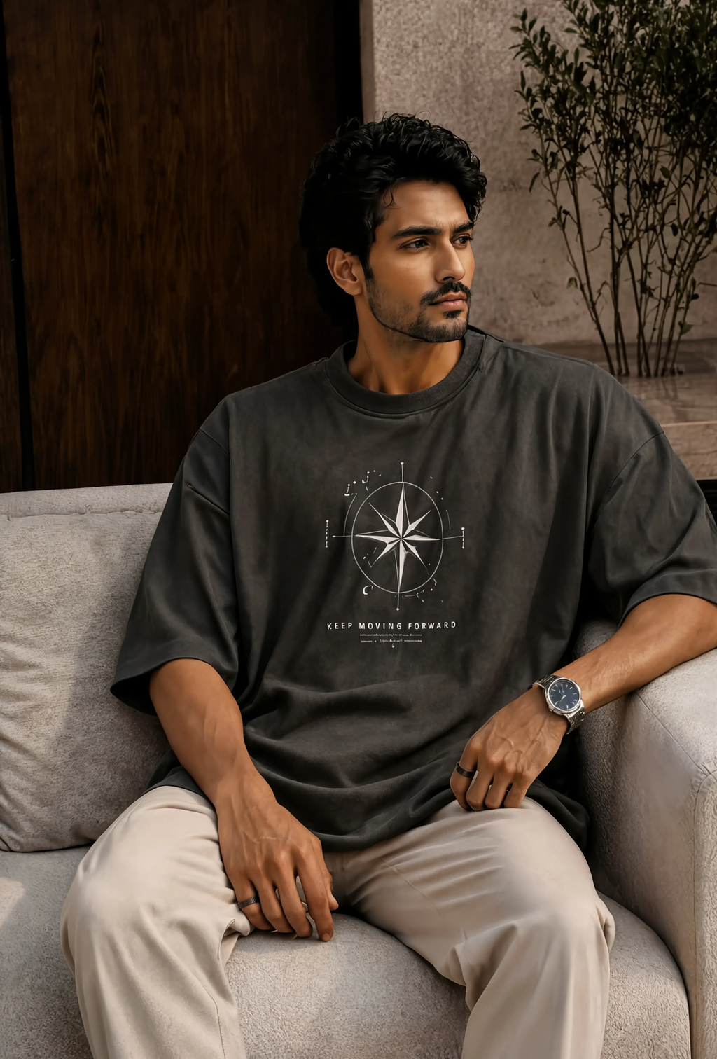 Astral Compass |Oversized tee